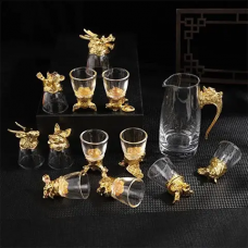 Набор для алкоголя Moltis: стеклянный графин и 12 рюмок, подарочный комплект