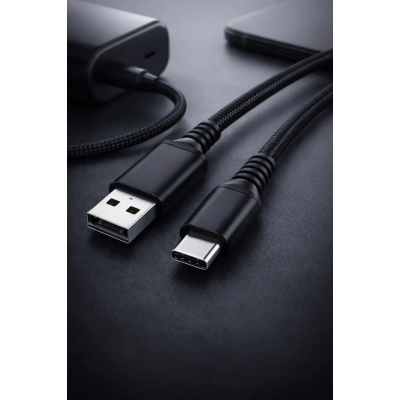 Кабель Moltis USB-A – Type-C 2 м, 27W, быстрая зарядка и передача данных