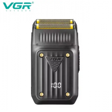 Электробритва-шейвер VGR V-363 для сухого бритья, аккумуляторная, с LED-дисплеем и двойными лезвиями