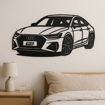 Декоративне панно-картина Audi — стильний настінний декор для автофанів 90х45см   (MP-102-2)