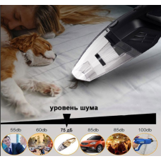 Автомобильный пылесос аккумуляторный Moltis L3, 2200mAh, 120W, 8000 Па, от USB из ABS пластика черный 10004