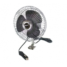 Автомобильный вентилятор 12V 8-дюймов Elegant сетка из метала, угол поворота 120 черный (104682) Автомобильный вентилятор 12V 8-дюймов Elegant сетка из метала, угол поворота 120 черный (104682)