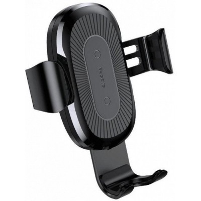 Беспроводное автомобильное зарядное устройство, UNI Baseus Wireless Charger Gravity Car Mount Black
