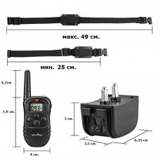 Электроошейник водонепроницаемый для дрессировки собак акумулятор от USB CSW-998DR S