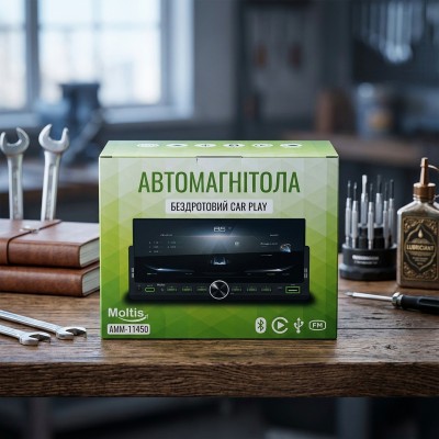 Магнитола Moltis AMM-11450 сенсорная CarPlay 1080P FM 4x45W
