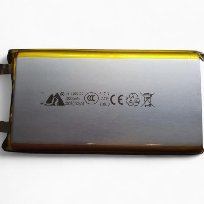 Батарея Li-Po 10000mAh 37Wh 3.7В формат 1260110 плоская