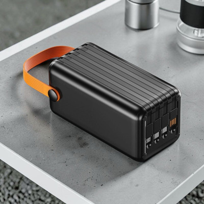 Портативная зарядка 50000 мАч 22.5W с дисплеем и фонарями А-01