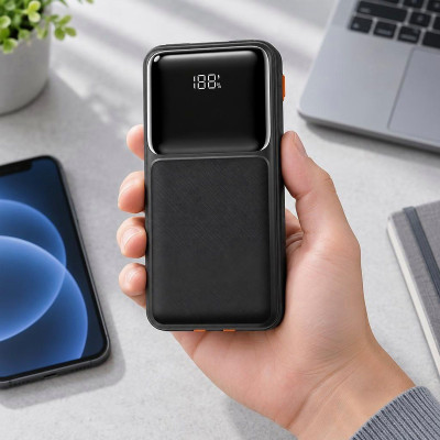 Портативный аккумулятор 20000 mAh 22.5W с LED-дисплеем и защитой А-02
