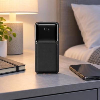 Портативный аккумулятор 20000 mAh 22.5W с LED-дисплеем и защитой А-02