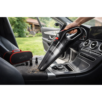 Беспроводной автомобильный пылесос Moltis A1 120W, аккумулятор 2000 mAh, сила всасывания 8000 Pa 10005