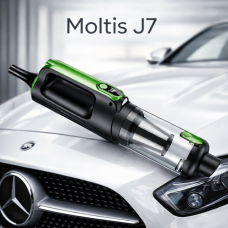 Автомобильный пылесос Moltis J7 120W беспроводной с турбо-режимом, ручной аккумуляторный для сухой и влажной уборки 10006