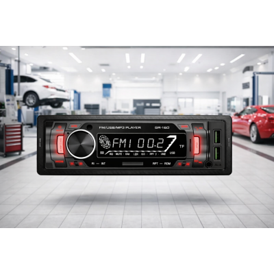 Автомобильная бездисковая магнитола Moltis AMM-10130 с Bluetooth, USB, FM-радио и AUX, мультимедийная система для авто